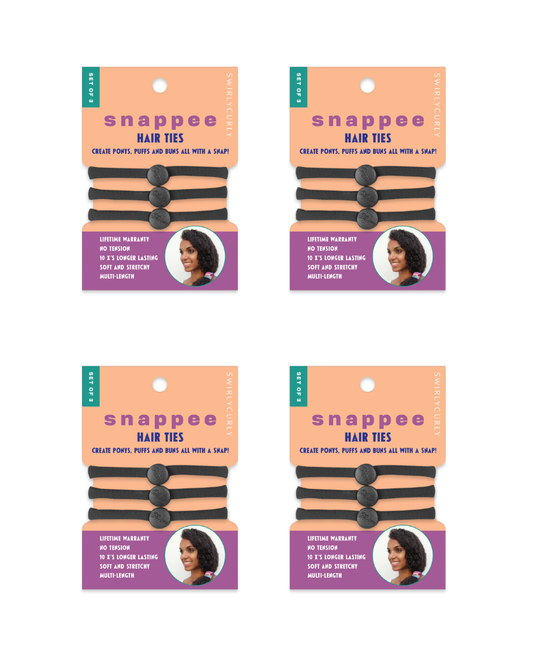 All Black Everything Pack (Hair Ties)