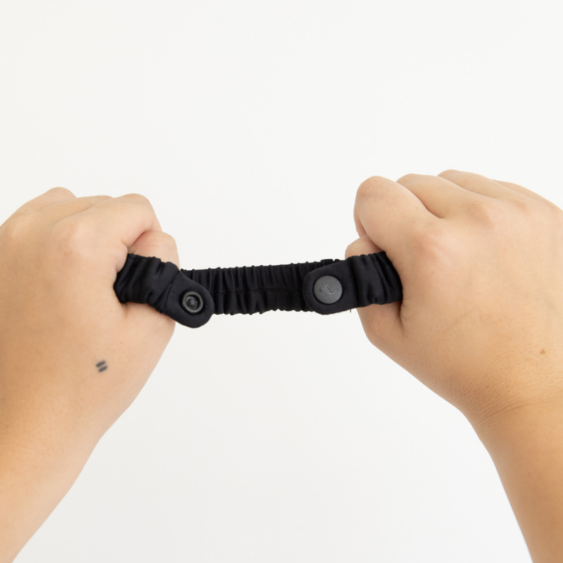 The Everyday Essentials: Hair Tie & Scrunchie Set (Black)